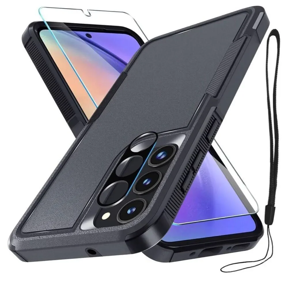 Samsung Galaxy A54 5G Case with 1 Pcs Tempered Glass‎ Screen Protector